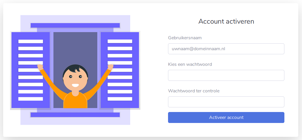 Account activatie